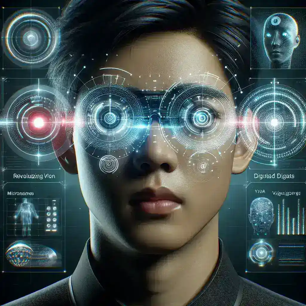 Revolutionizing Vision: Smart Contact Lenses with Augmented Reality and MicroLED Technology